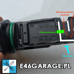 bmw e46 dziurka w przepływce przepływomierzu jak zrobić instrukcja